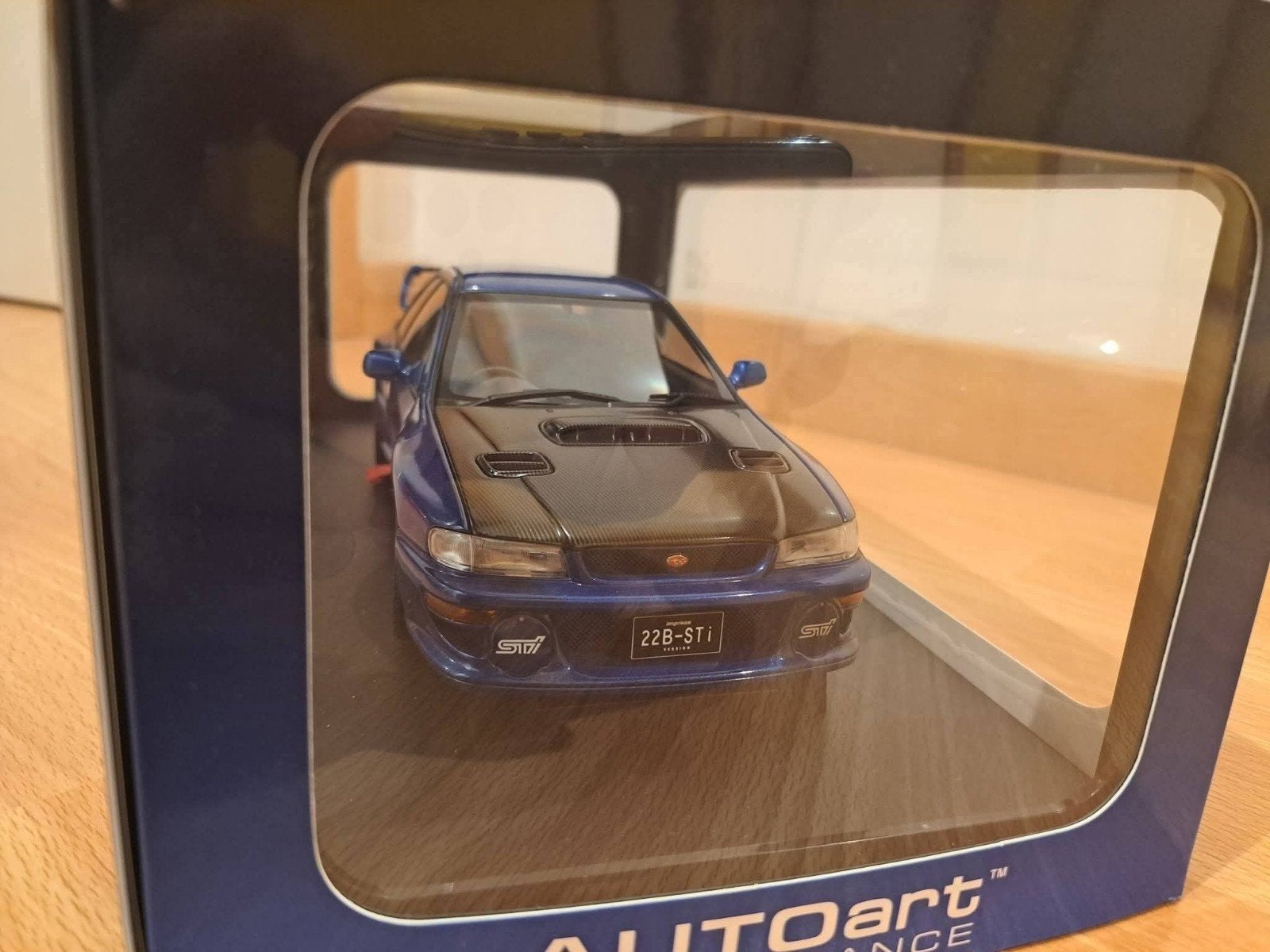 Nieuwe Subaru Impreza 22B STI Carbon Edition 1/18 Autoart, Ophalen of Verzenden, Nieuw, Auto, Autoart