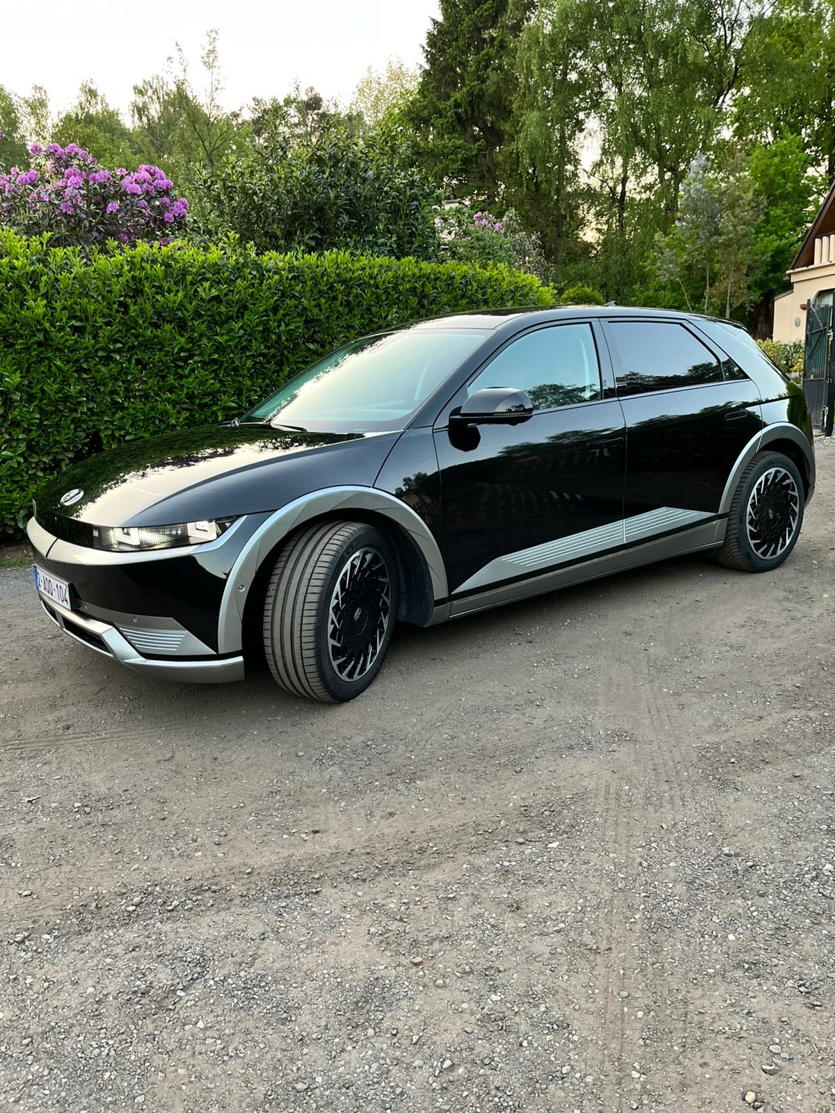 Hyundai IONIQ 5  77 KWH Balance AWD, Auto's, Automaat, Dealer onderhouden, IONIQ 5, Zwart
