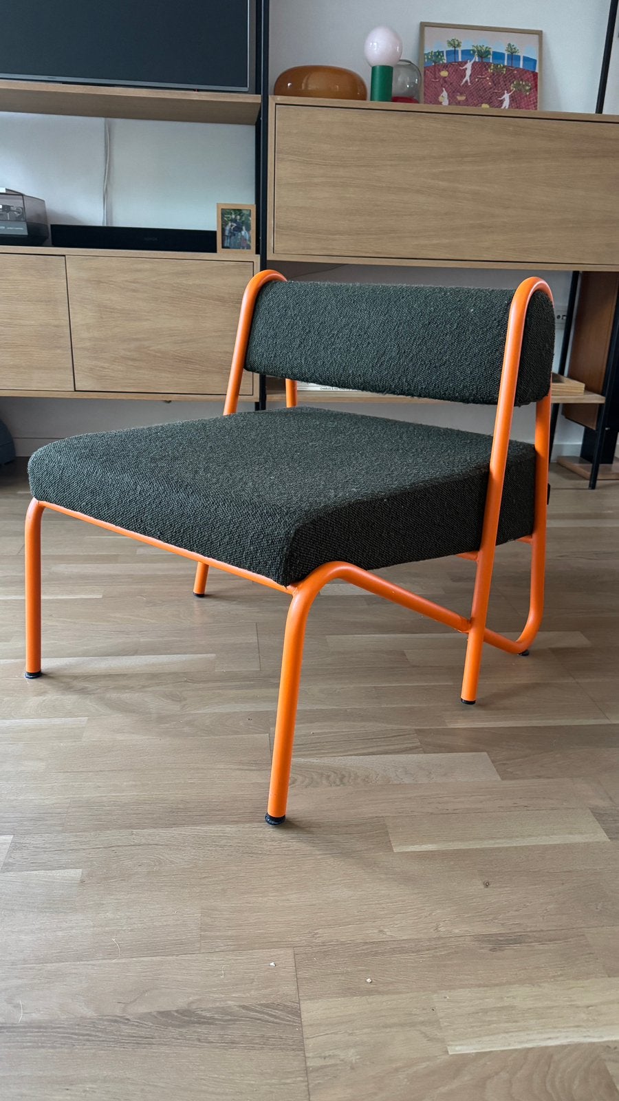 Fauteuil Habitat, Huis en Inrichting, Fauteuils, Ophalen, Zo goed als nieuw, 75 tot 100 cm, 50 tot 75 cm