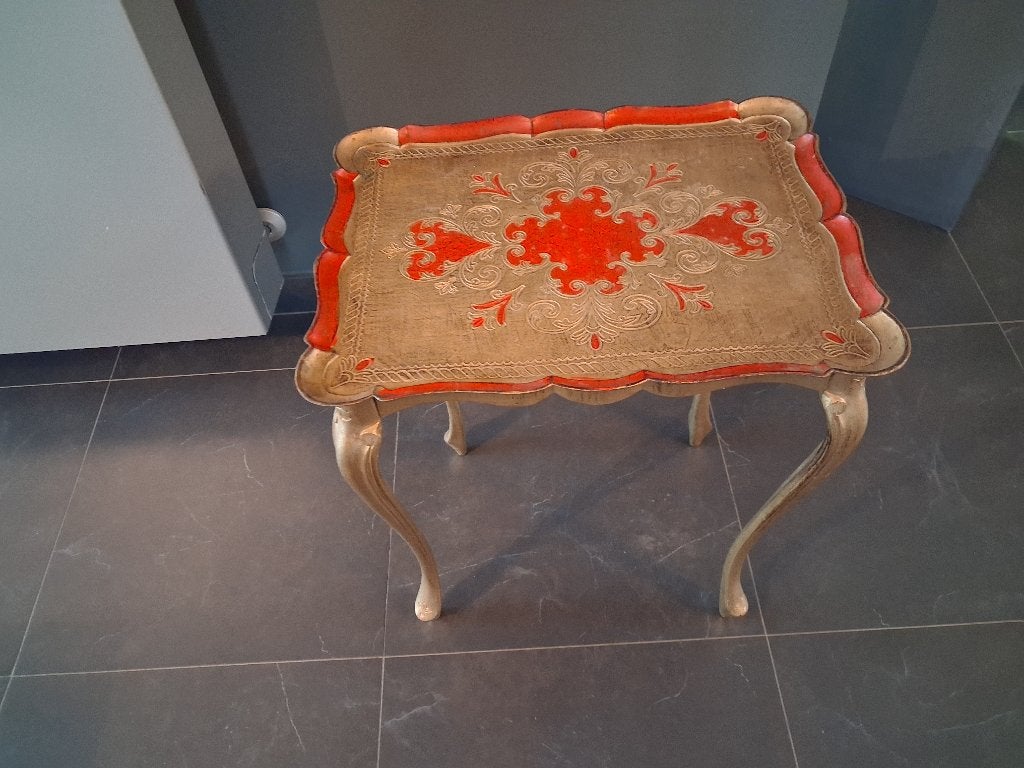 vintage , italiaans bijzettafel 30 euro, Antiek en Kunst, Ophalen