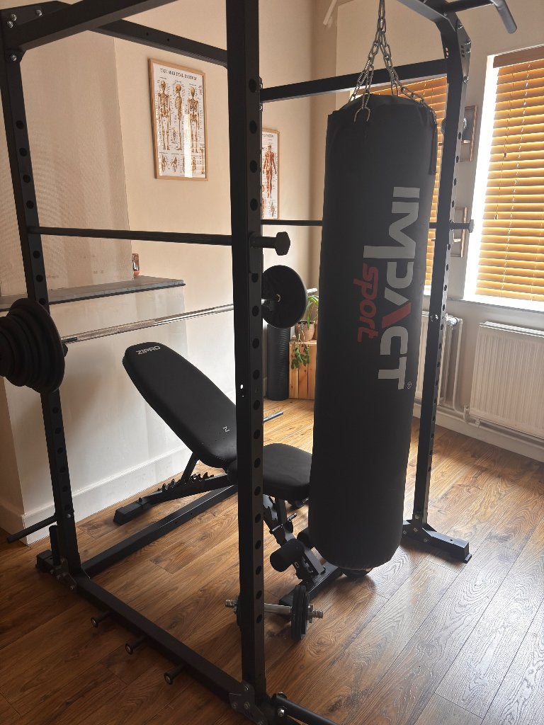 Multifunctionele trainingskooi, Sport en Fitness, Ophalen, Benen, Krachtstation, Zo goed als nieuw