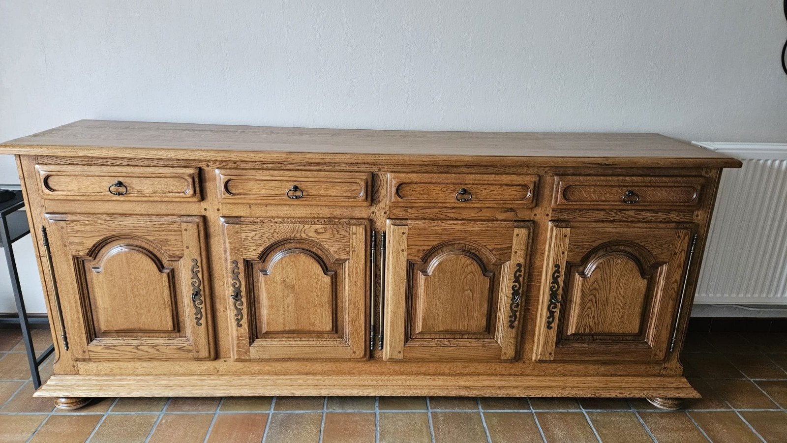 Buffet + table, Enlèvement, Comme neuf, Chêne