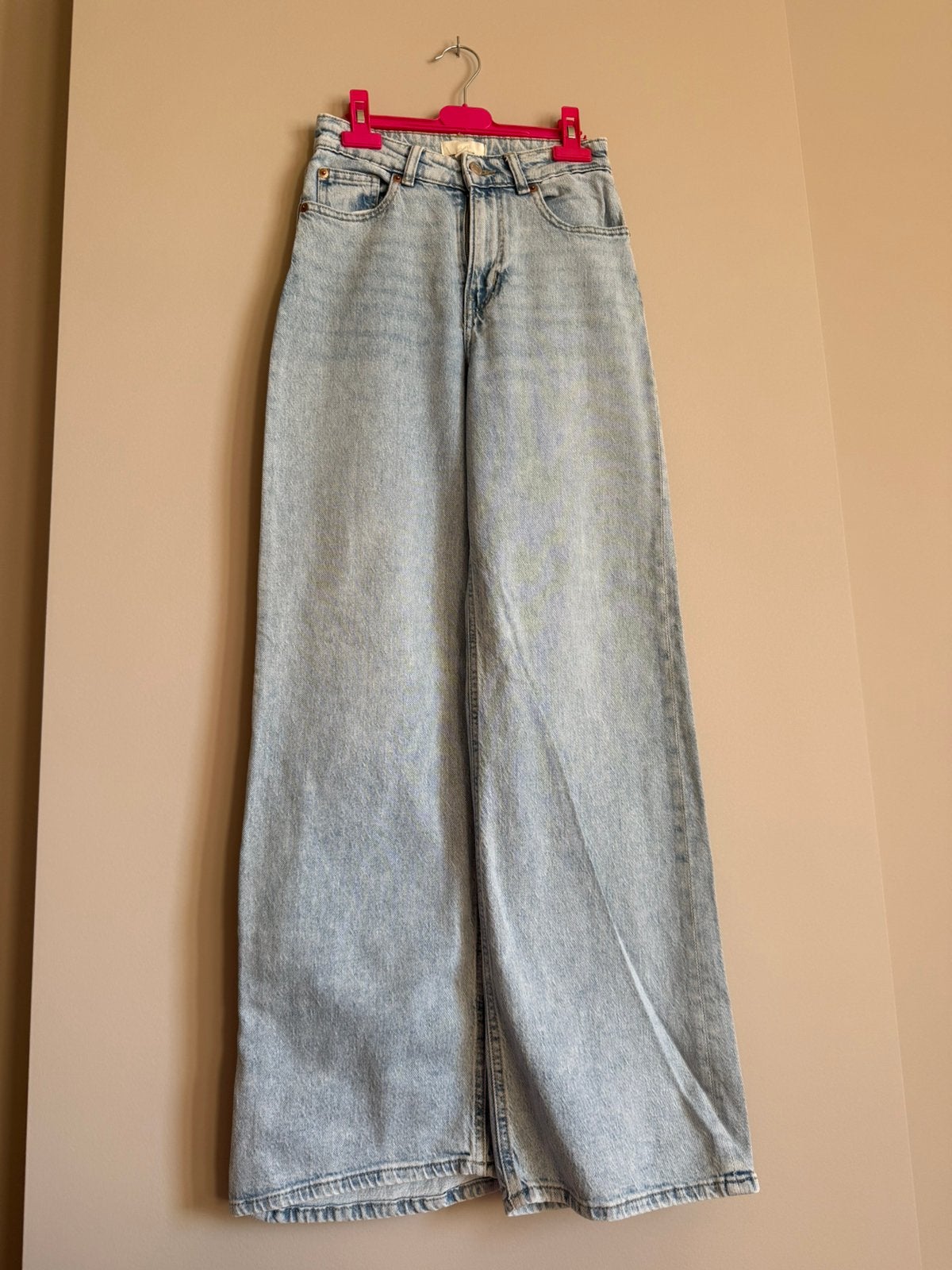 Jeansbroek, Ophalen, Zo goed als nieuw, Blauw, W27 (confectie 34) of kleiner