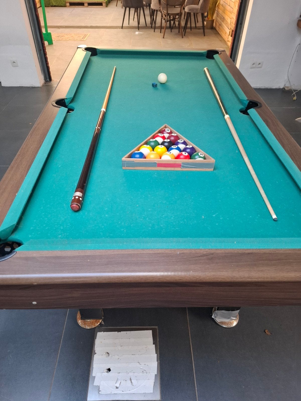 kinderbilart, Sports & Fitness, Enlèvement, Utilisé, Table de billard