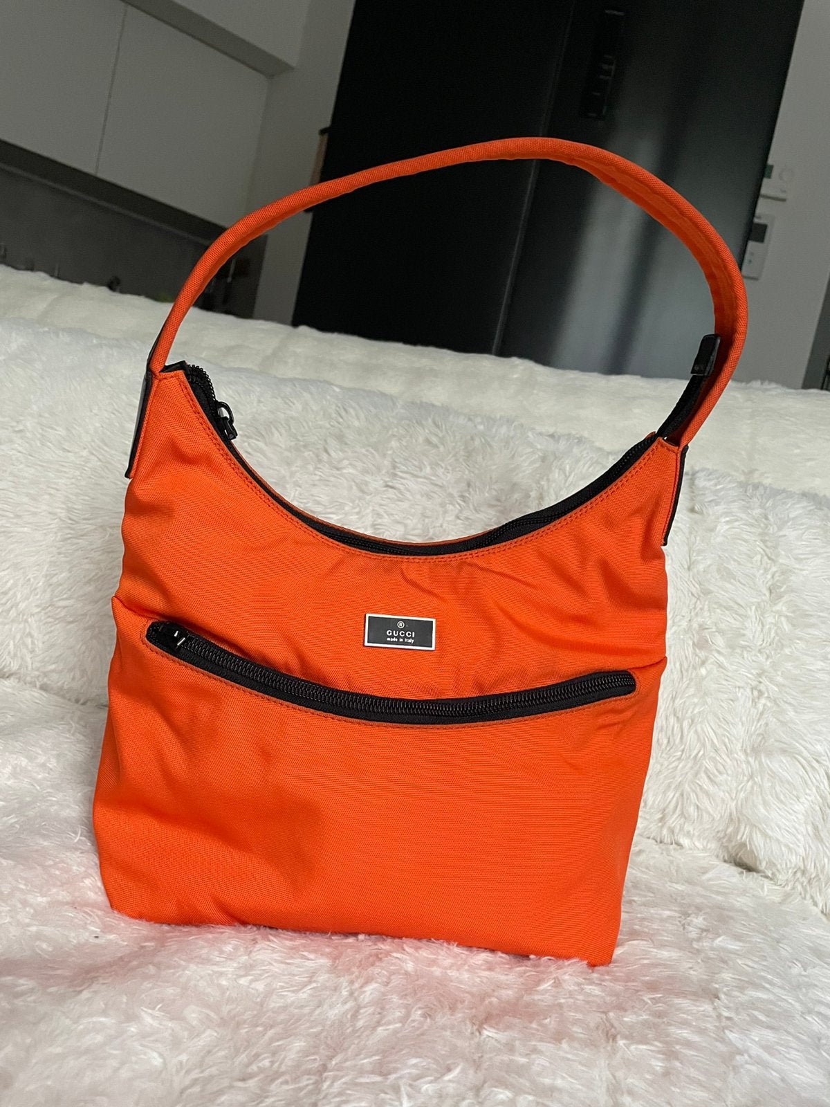 Sac gucci vintage, Enlèvement ou Envoi, Utilisé, Orange