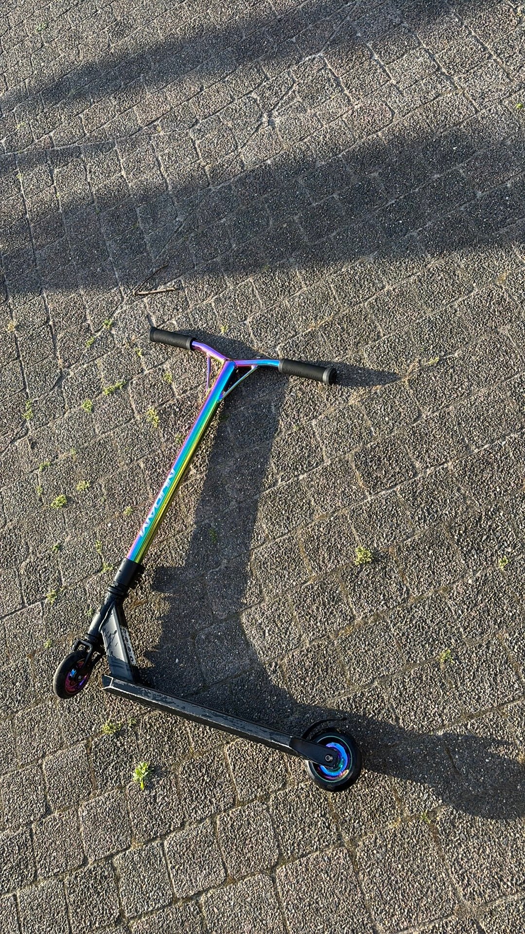 Stuntstep rainbow, Fietsen en Brommers, Steps, Ophalen, Zo goed als nieuw
