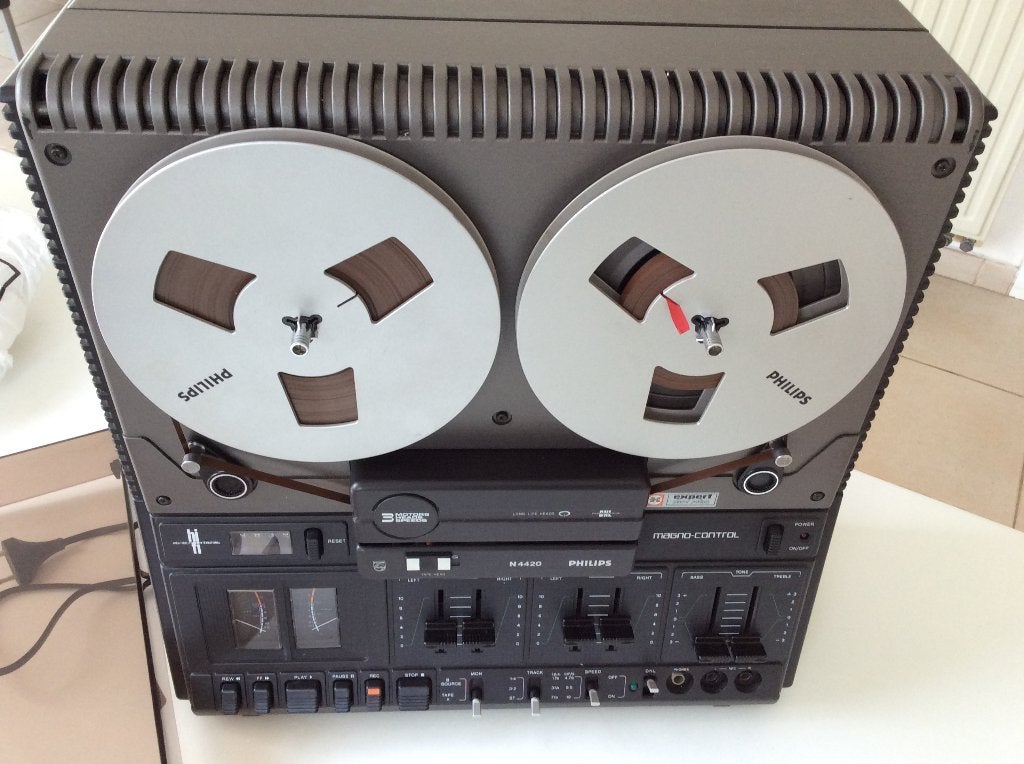 Philips N4420 bandrecorder, Ophalen, Bandrecorder, Met banden