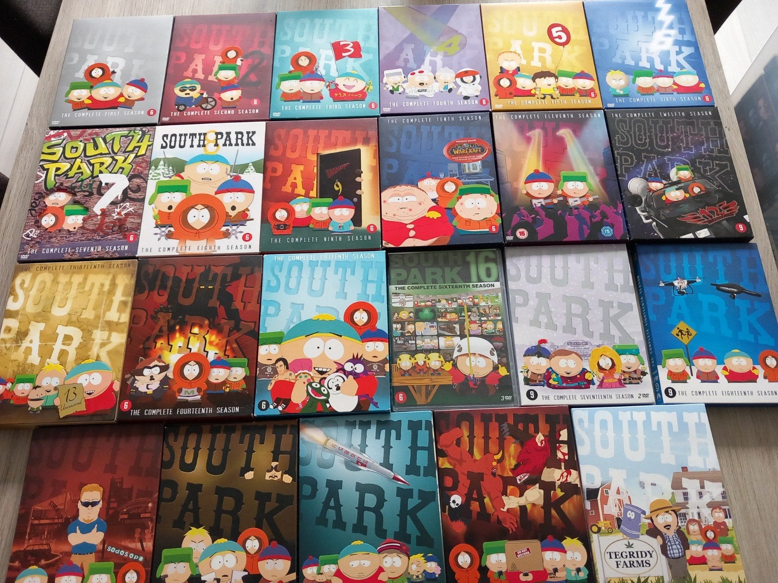 South Park dvd's, Ophalen