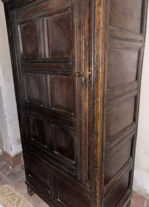 Kast antiek, Huis en Inrichting, Kasten | Kleerkasten, Ophalen, Met deur(en), Gebruikt, 100 tot 150 cm