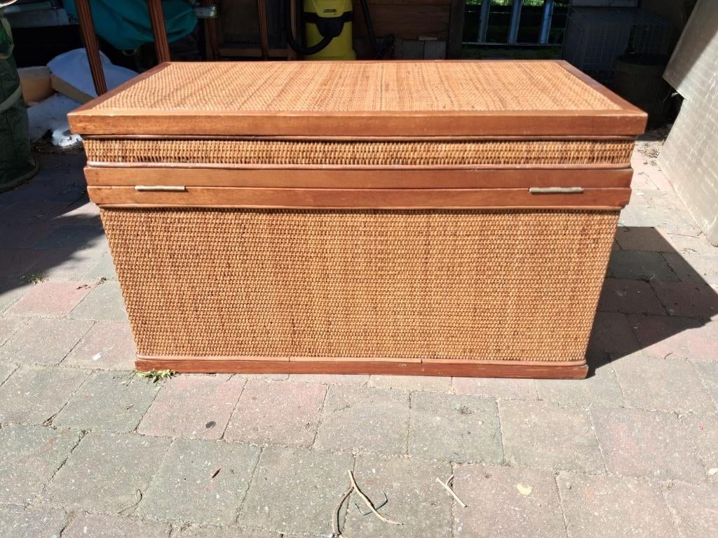 houten koffer, Ophalen, Minder dan 50 cm, 50 tot 100 cm, Zo goed als nieuw