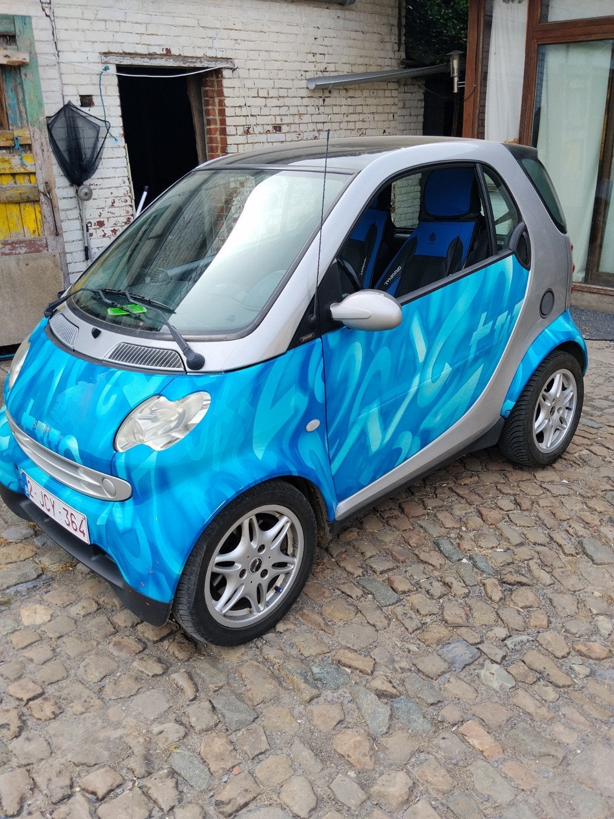 Smart fortwo année 2002 essence, Achat, 599 cm³, Bleu, Particulier