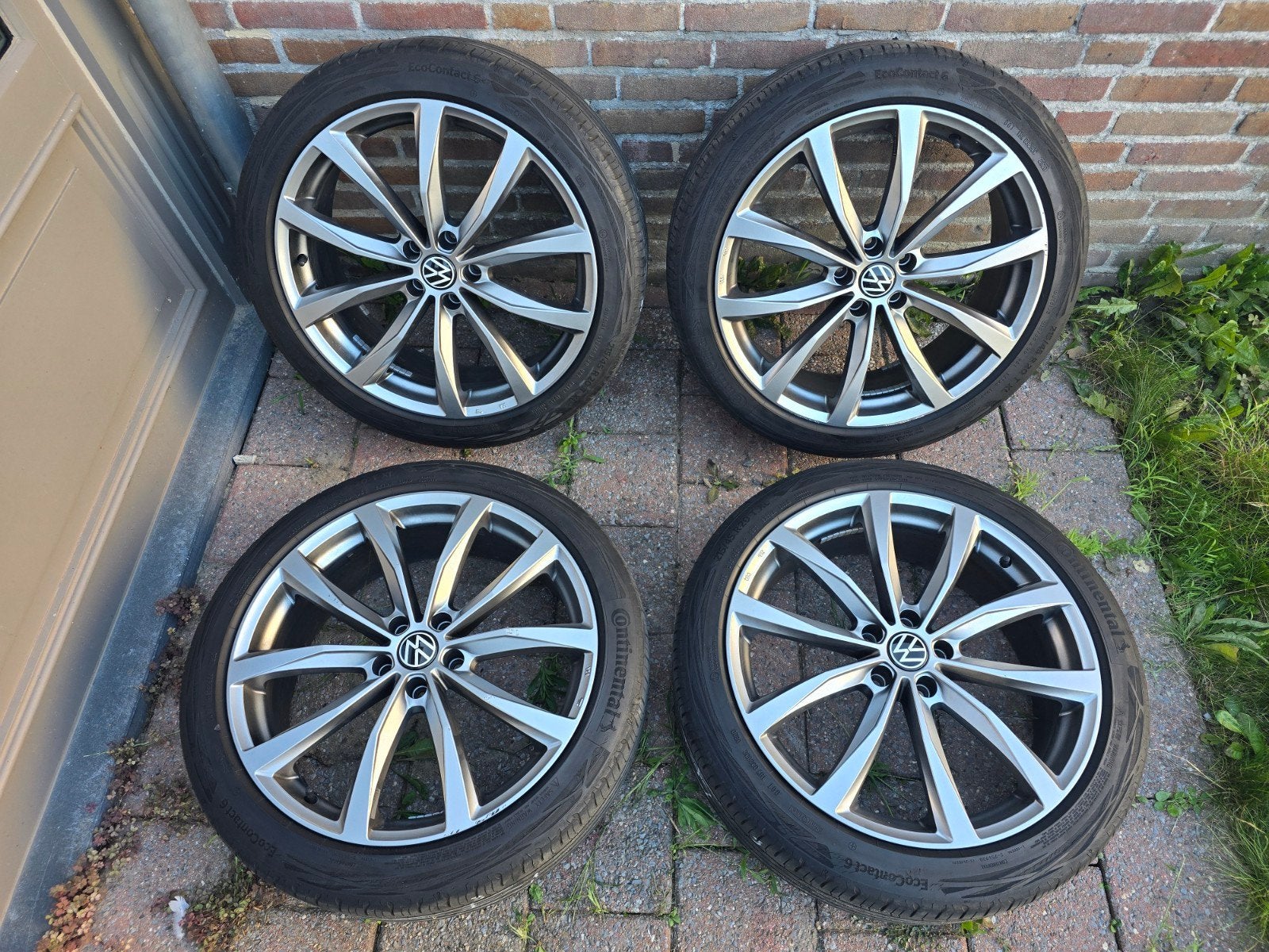 20 inch Velgenset met zomerbanden, Autos : Pièces & Accessoires, Pneus et Jantes, 215 mm, Pneus été, Enlèvement