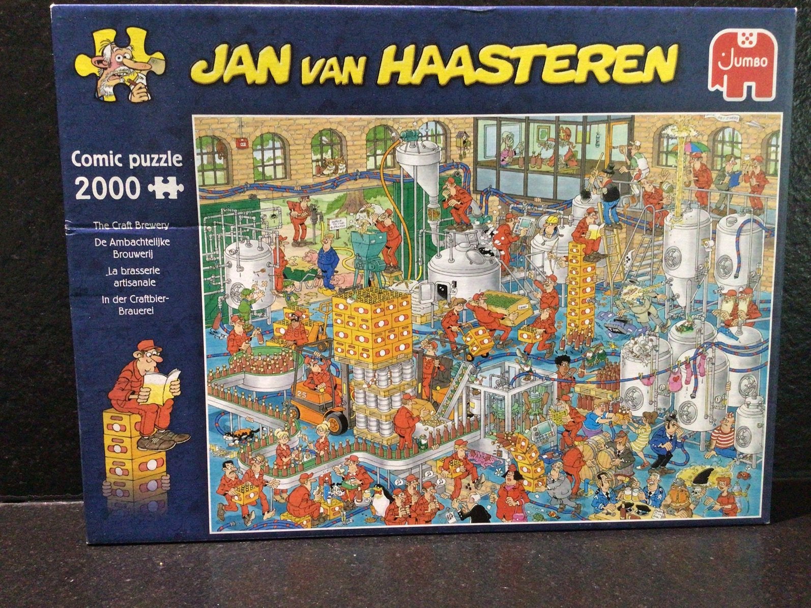 2 puzzels jan van haasteren 2000 srukken voor 15 € per stuk, Hobby en Vrije tijd, Denksport en Puzzels, Ophalen, Zo goed als nieuw