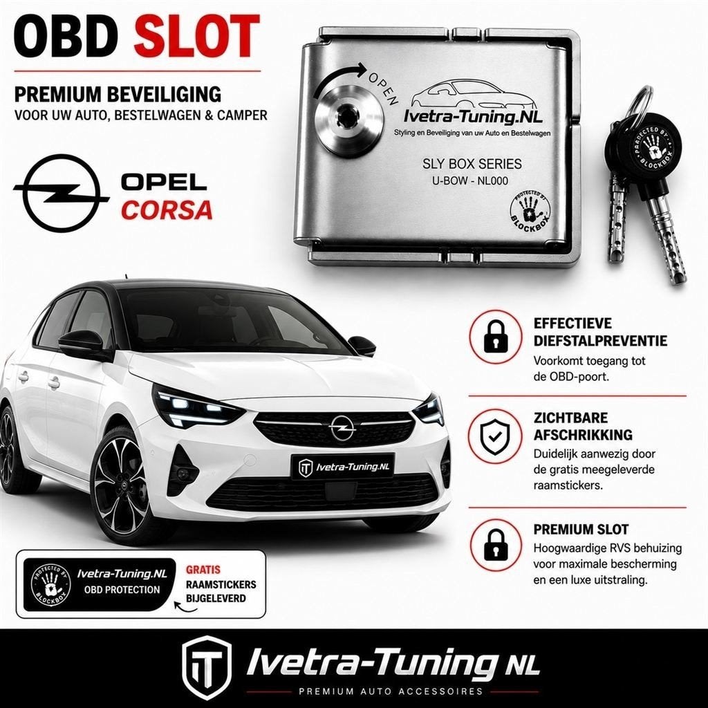 OBD Slot Opel Corsa | OBD Beveiliging Opel | OBD Lock, Verzenden, Nieuw