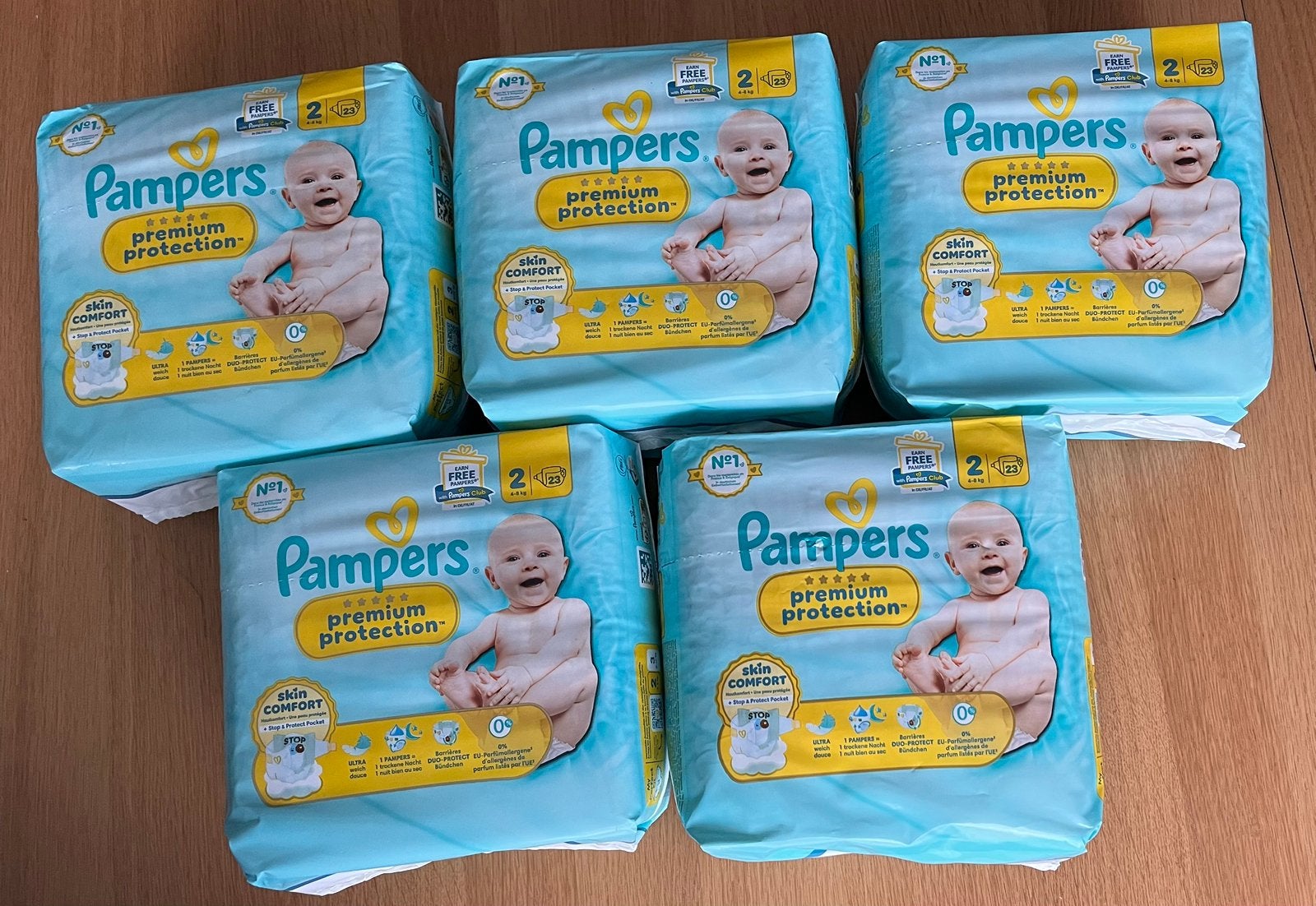 115 Pampers Premium Protection maat 2, Enlèvement ou Envoi