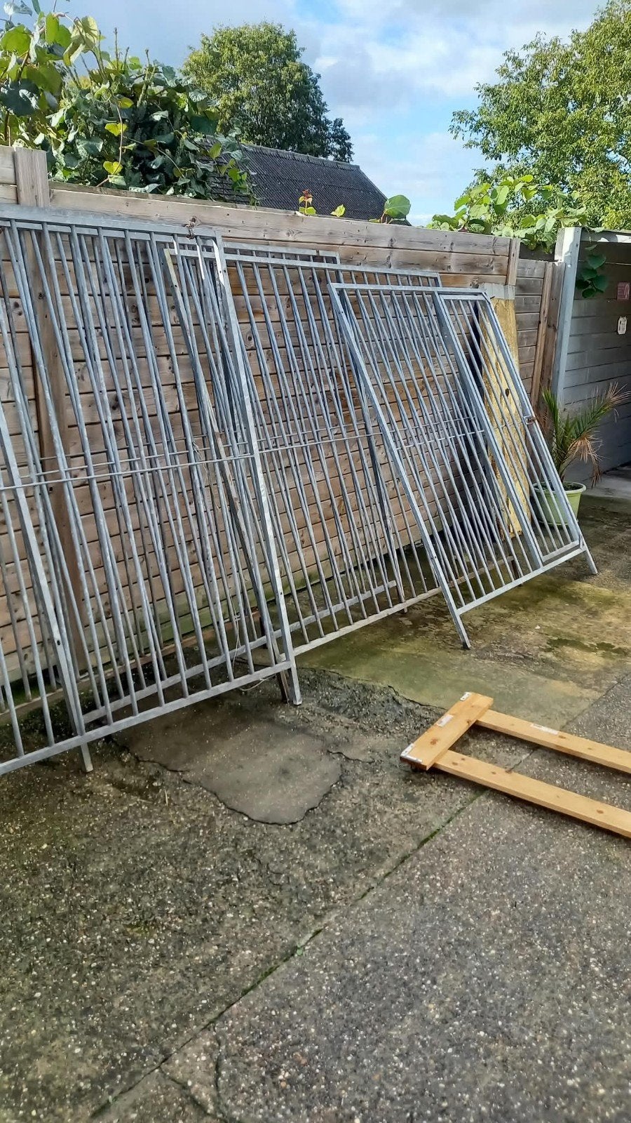 hondenhok 5 hekken (4 gewoon, 1 met deur), Dieren en Toebehoren, Ophalen, 100 cm of meer, Hondenhok, 110 cm of meer