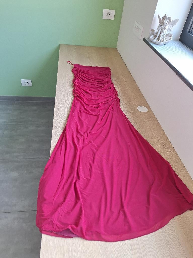 Roze strapless galajurk, Galajurk, Nieuw, Ophalen of Verzenden, Roze