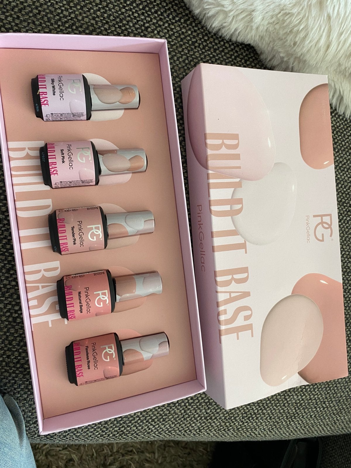Biab pink gellac, Neuf, Enlèvement ou Envoi, Rose, Mains et Ongles