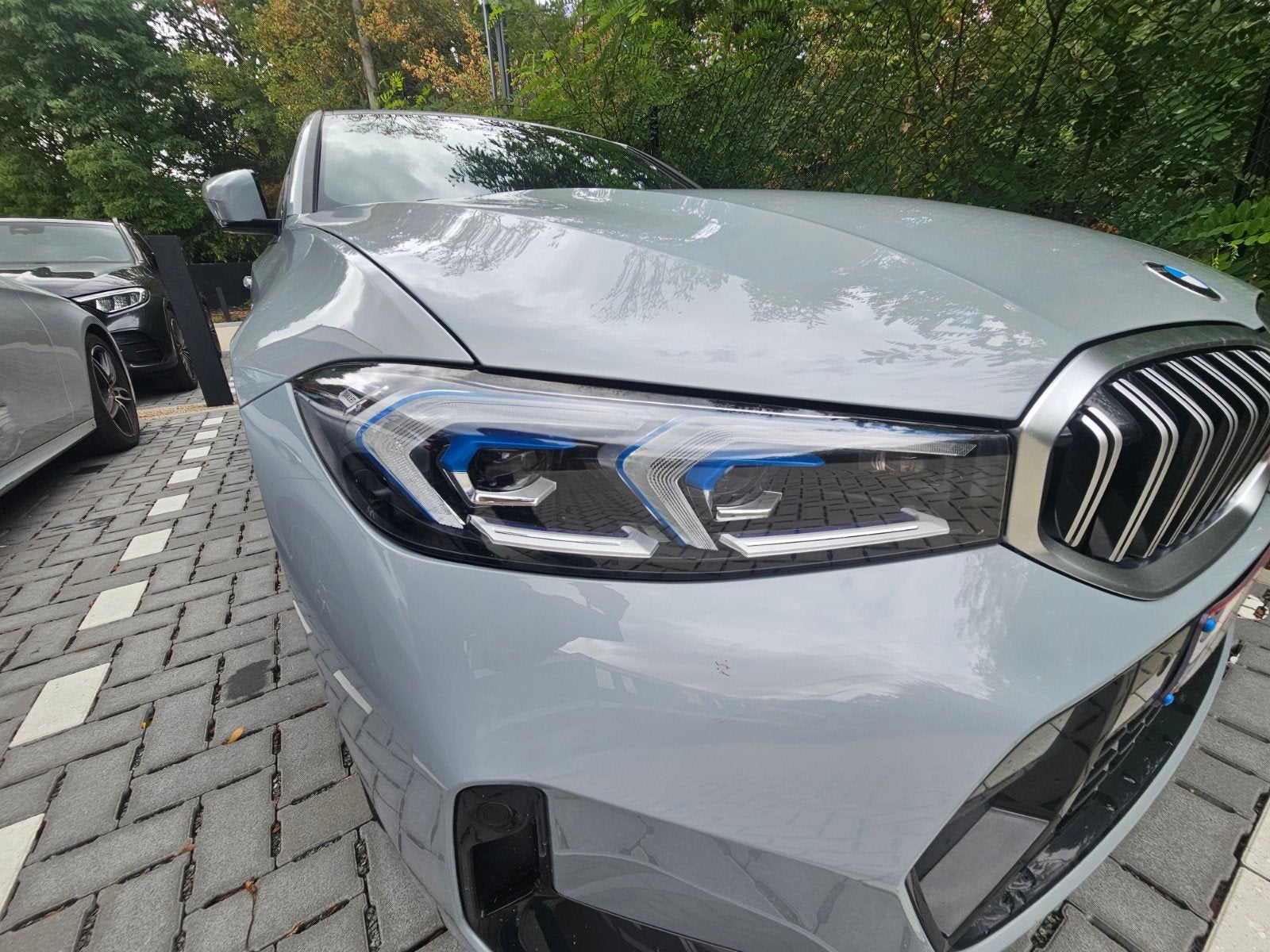 BMW 3 M pack Benzine, Isofix, Argent ou Gris, Entreprise, Noir