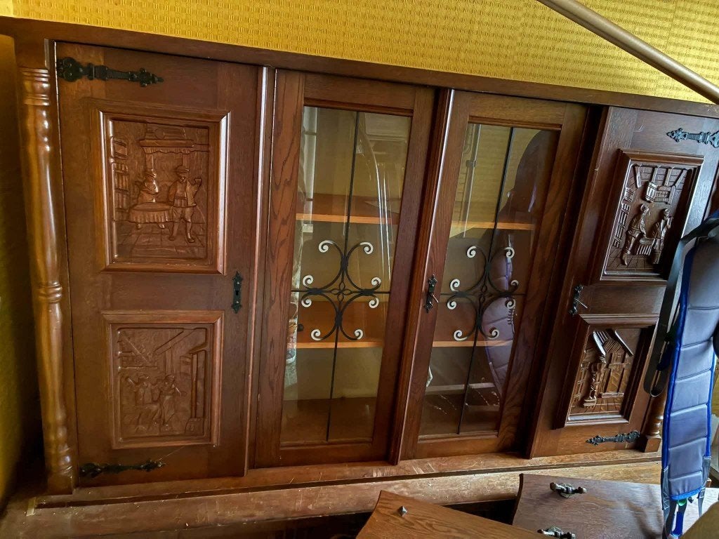 kast, Huis en Inrichting, Ophalen, Zo goed als nieuw, Met klep(pen)