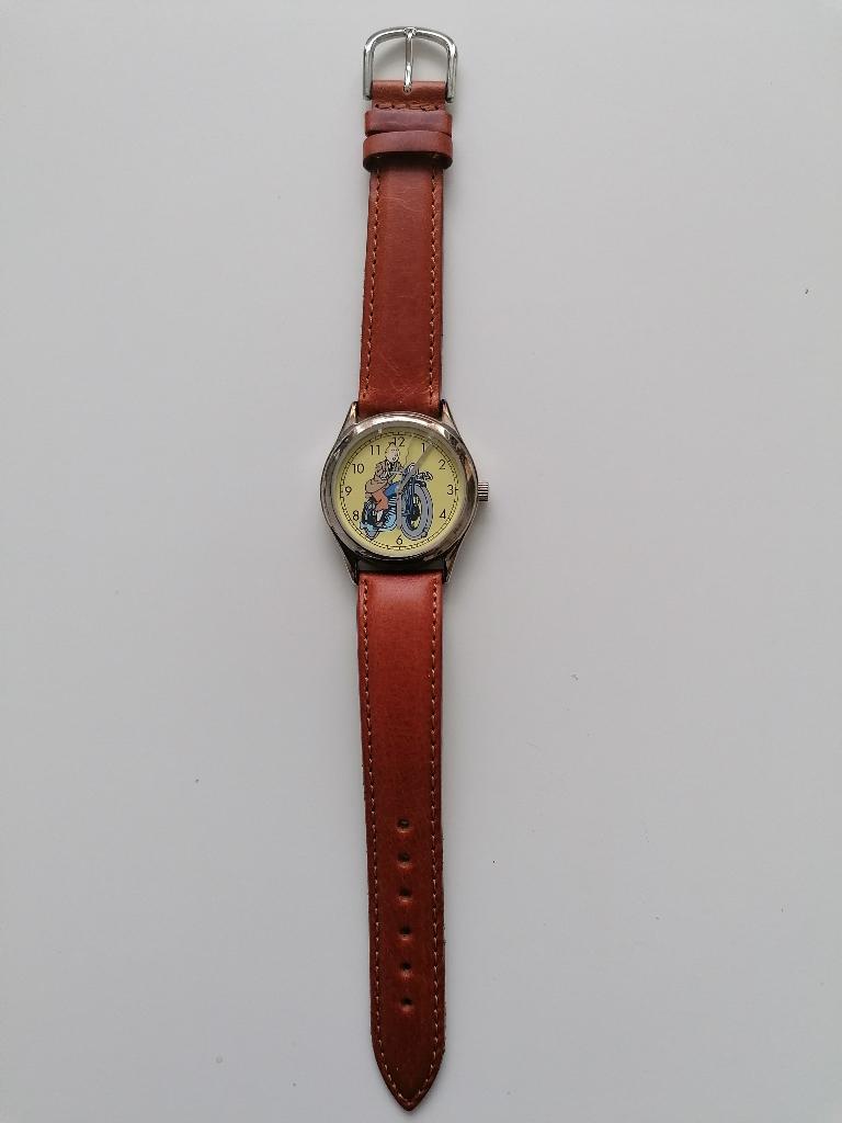 Montre Tintin/Tintin, Autres marques, Enlèvement ou Envoi, Cuir, Acier
