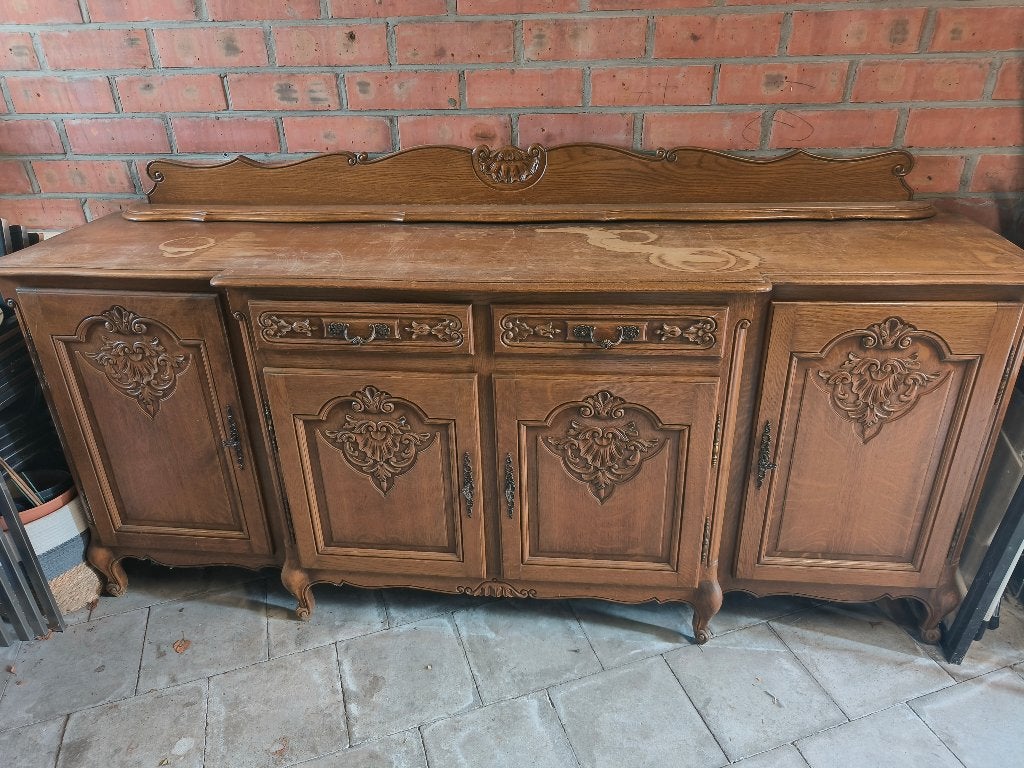 Vintage dressoir, Huis en Inrichting, Kasten | Dressoirs, Gebruikt, Met deur(en), 200 cm of meer, 50 tot 75 cm