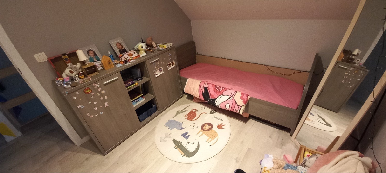 Slaapkamer met dressoir, Ophalen, Gebruikt, 90 cm, Eenpersoons