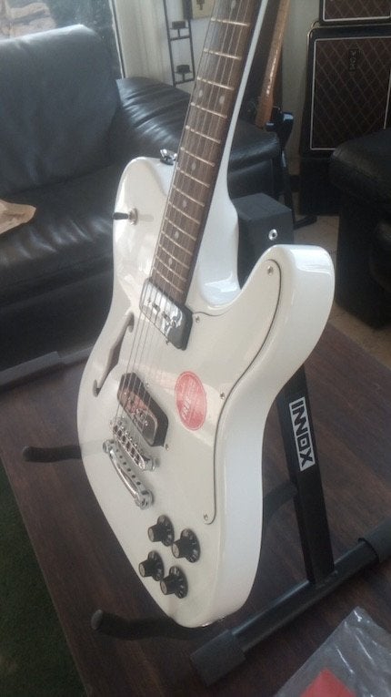 Fender Neuve Telecaster Jim Adkins P-90 Thinline, Musique & Instruments, Enlèvement ou Envoi, Neuf, Semi-solid body, Fender