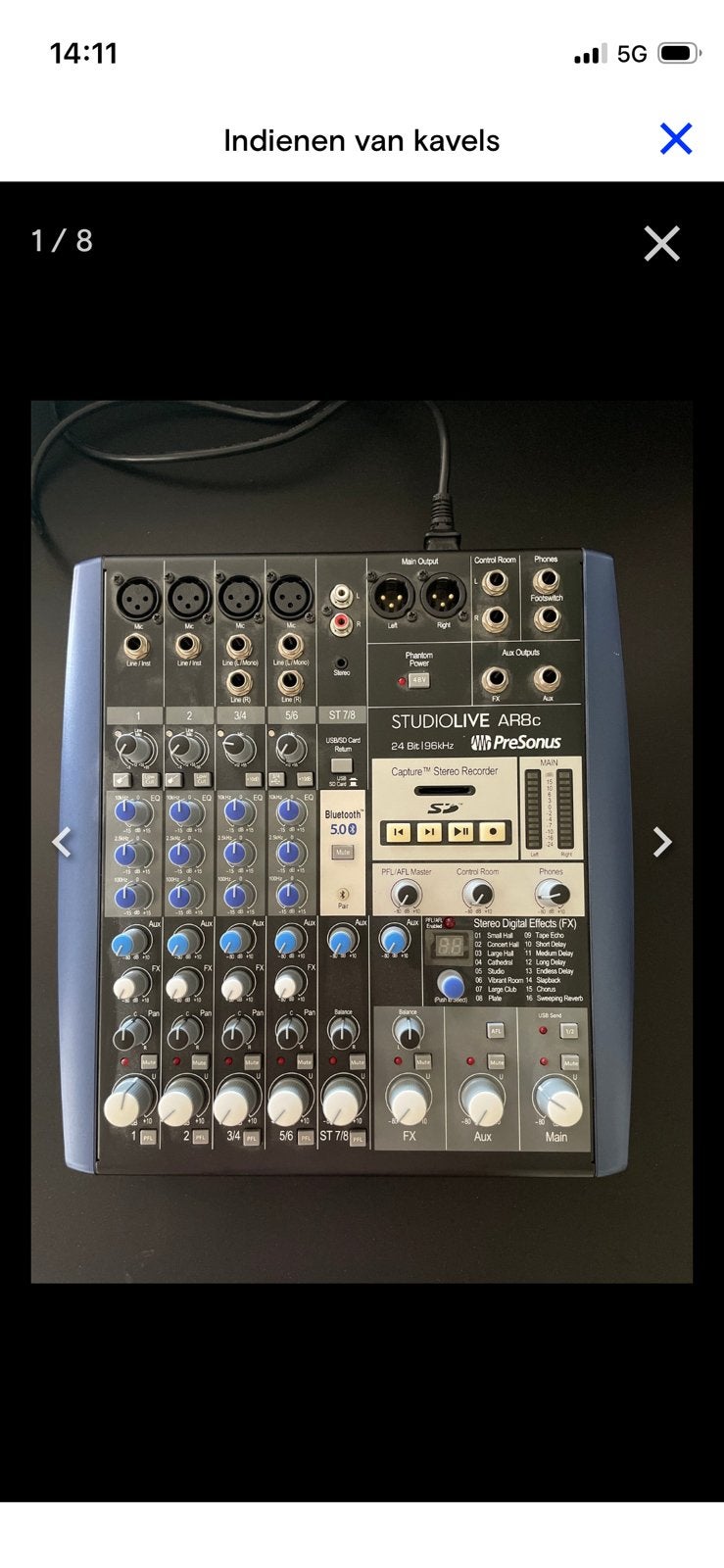 Mengpaneel, Muziek en Instrumenten, Ophalen, Zo goed als nieuw
