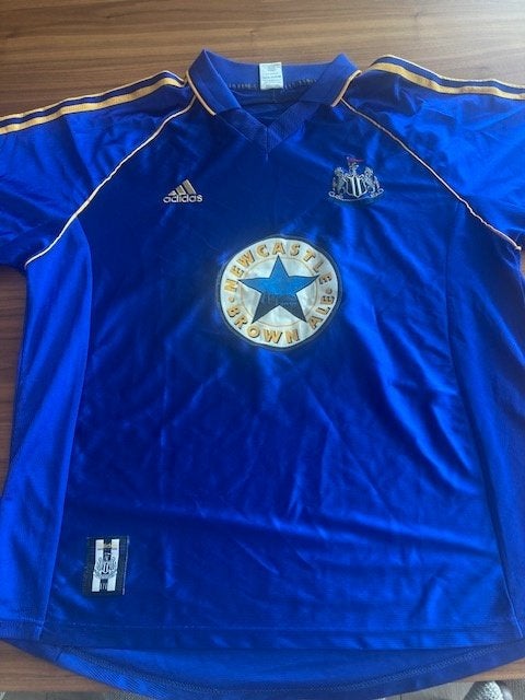 Origineel Newcastle United shirt 1998/1999 Adidas maat XL, Enlèvement, Utilisé, Maillot