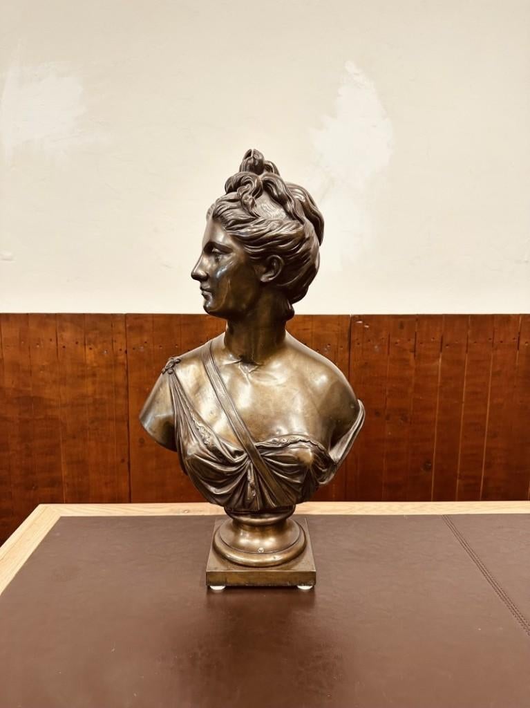 Buste Diana de Jager van Jean Antoine Houdon, Antiek en Kunst, Ophalen