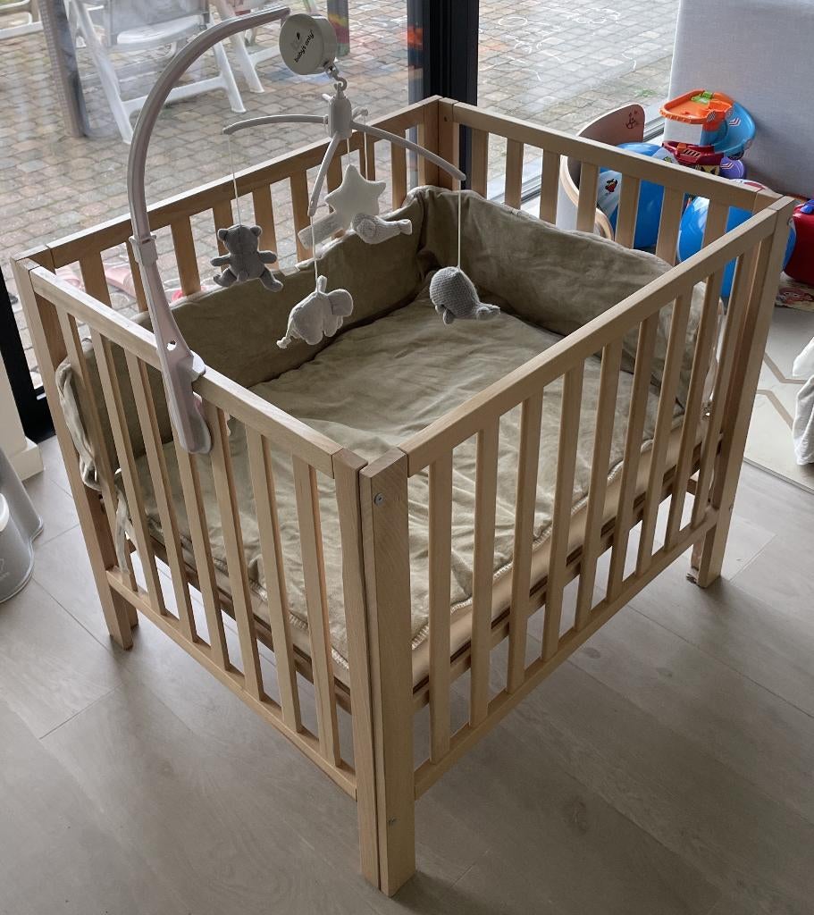 Baby Box - Mobiel - Boxkleed - Matras, Kinderen en Baby's, Ophalen, Gebruikt, Rechthoekig, In hoogte verstelbaar