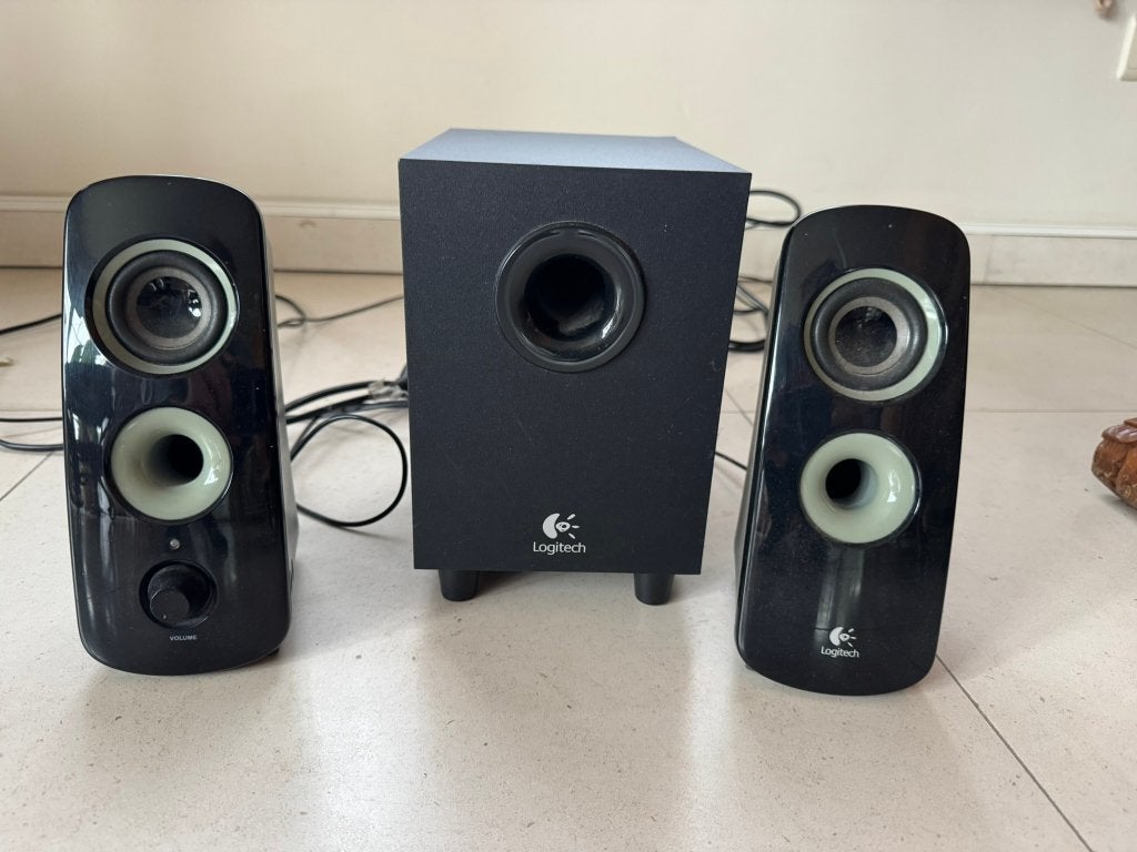 Logitech speakers Z323, Ophalen of Verzenden, Gebruikt, Logitech