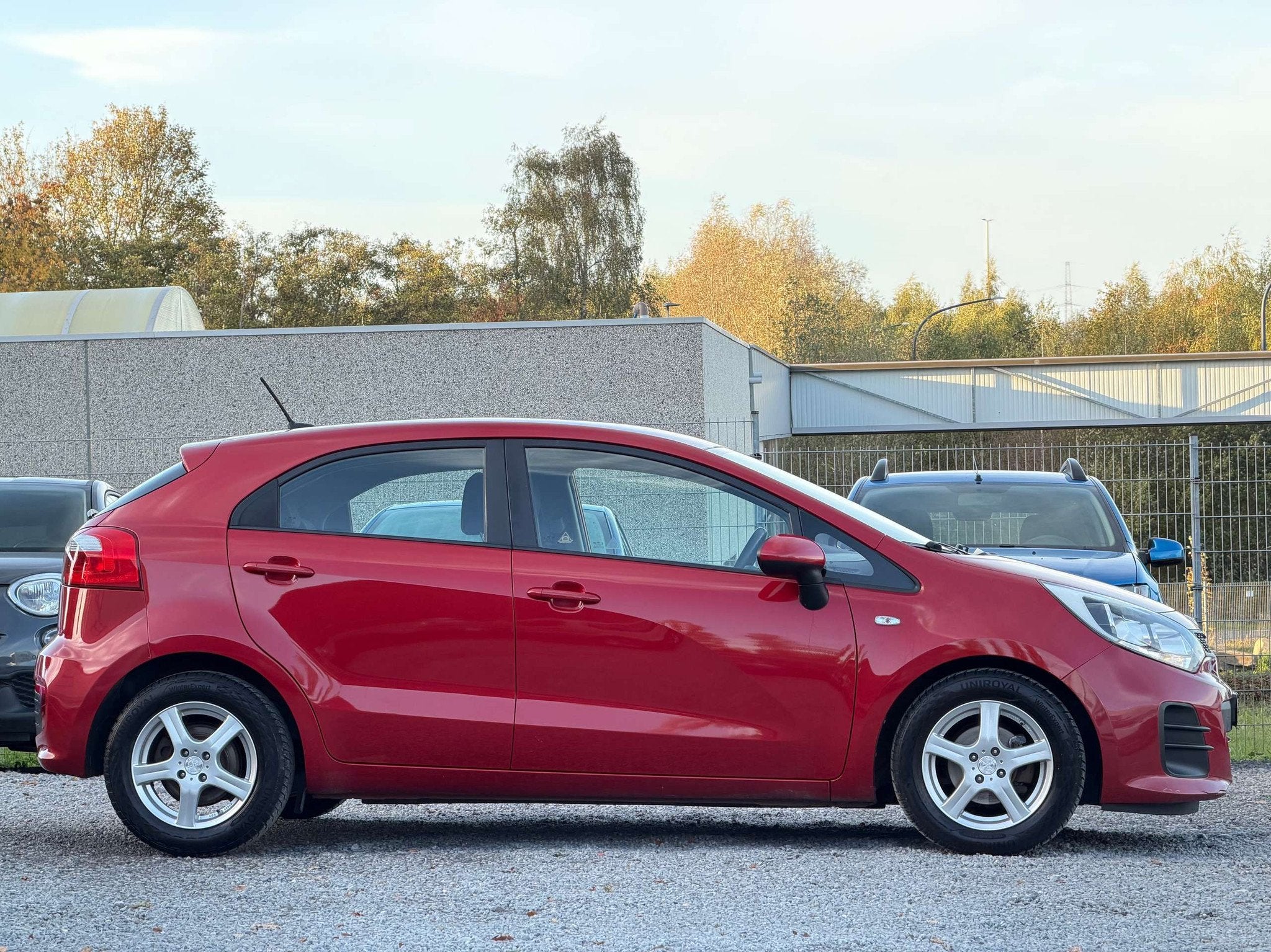 Kia Rio * 1.2i * GPS * AIRCO * CAMERA (bj 2017), Auto's, Stof, Gebruikt, 62 kW, Bedrijf