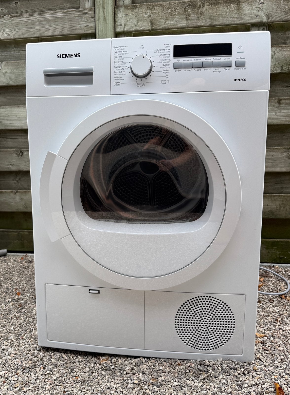 SIEMENS IQ500 Droogkast - Wit - Condens - 8kg, Elektronische apparatuur, Ophalen, Gebruikt, 8 tot 10 kg, Voorlader