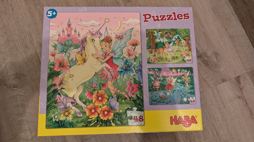 HABA Puzzel Fee, Kinderen en Baby's, Ophalen, 10 tot 50 stukjes, Zo goed als nieuw, 4 tot 6 jaar