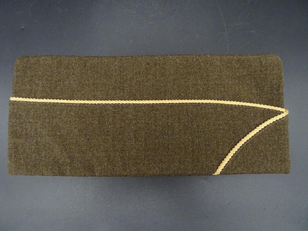 Amerikaanse Quartermaster garrison cap wo2, Verzamelen, Ophalen of Verzenden, Landmacht, Helm of Baret