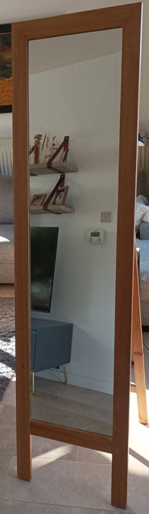 staande spiegel, Huis en Inrichting, Ophalen, Zo goed als nieuw, 150 tot 200 cm, Rechthoekig