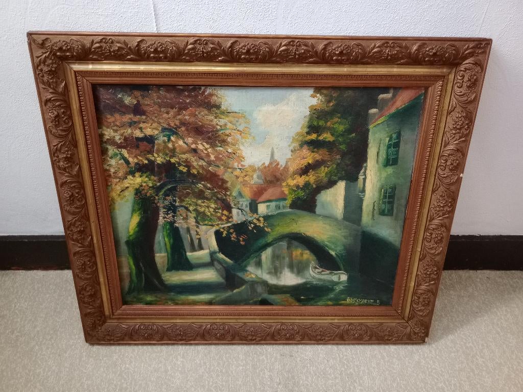 Schilderij Brugge, Ophalen