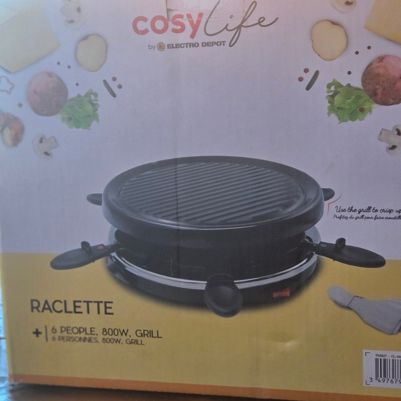 Raclette, Enlèvement, Neuf, 4 à 7 personnes