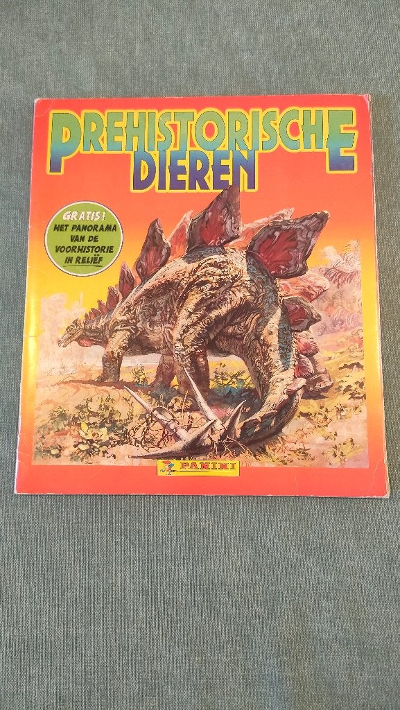 Panini Prehistorische Dieren stickeralbum – Bijna compleet, Verzamelen, Ophalen, Zo goed als nieuw