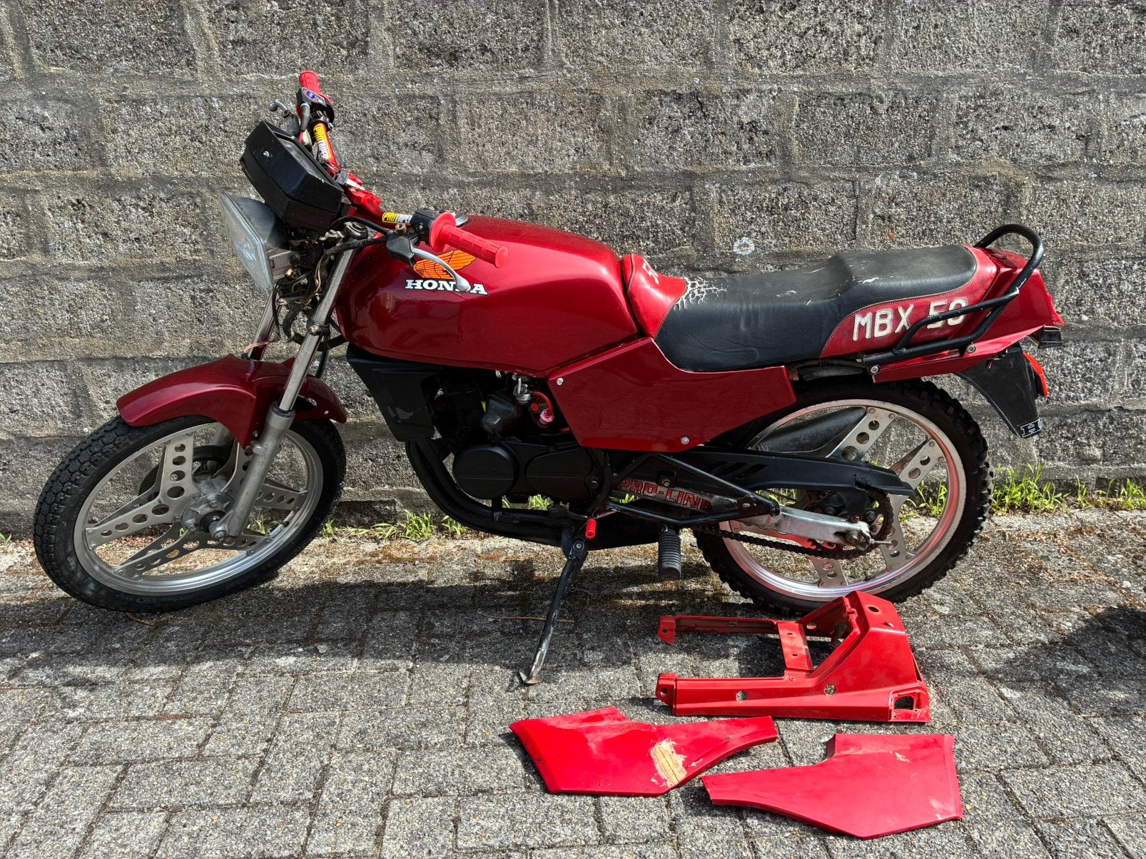 Honda mbx 80 et pièces, Motos, Enlèvement