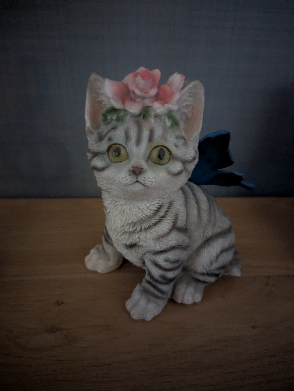 Mooie kat beeldje met vlinder vleugels, Verzamelen, Ophalen