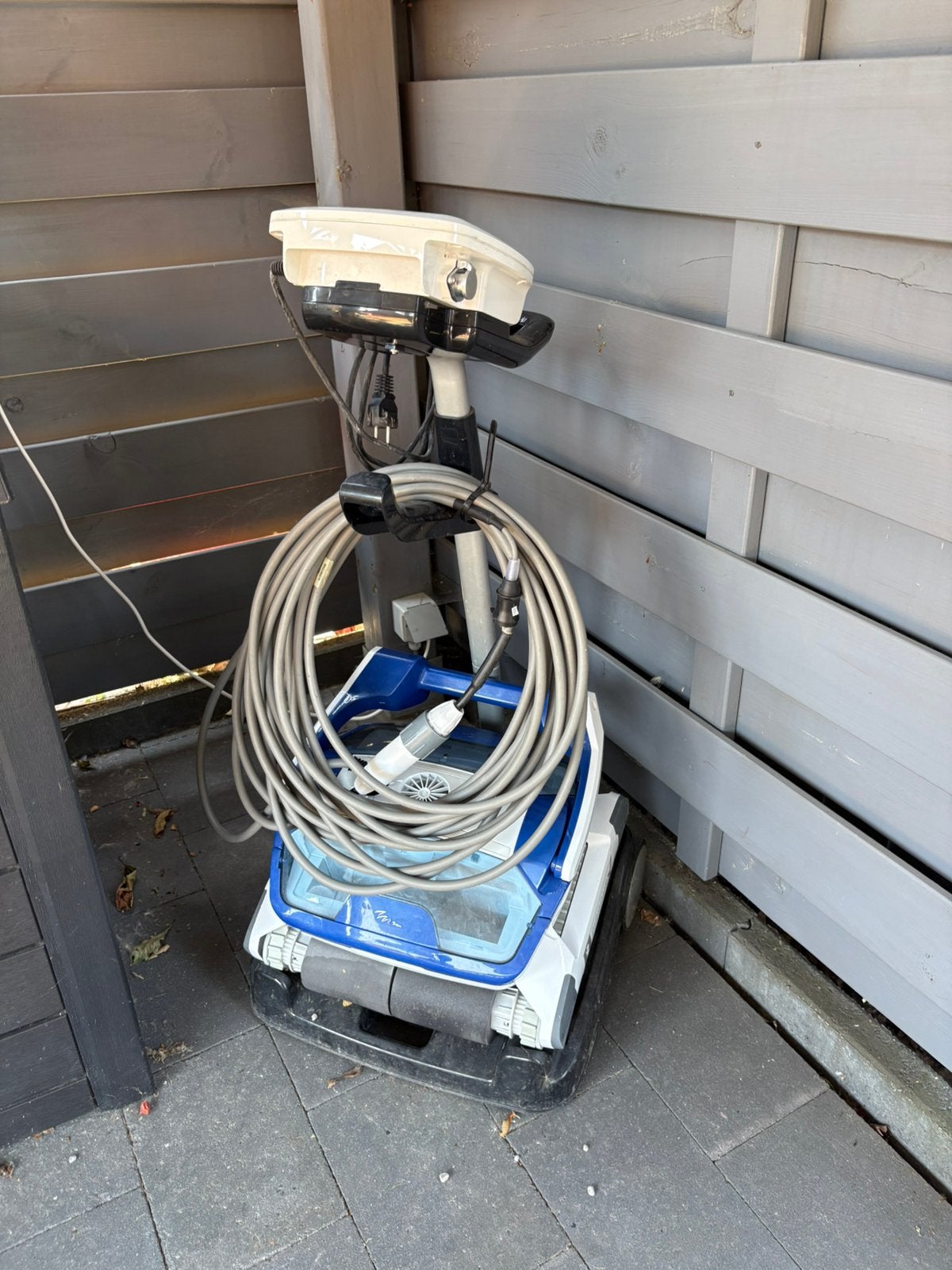 Zwembadrobot piranha x plus, Tuin en Terras, Ophalen, Gebruikt