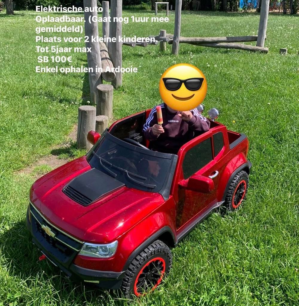 Chevrolet electrische kinderauto (2,5-5j). 1 gaspedaal, Enlèvement, Utilisé
