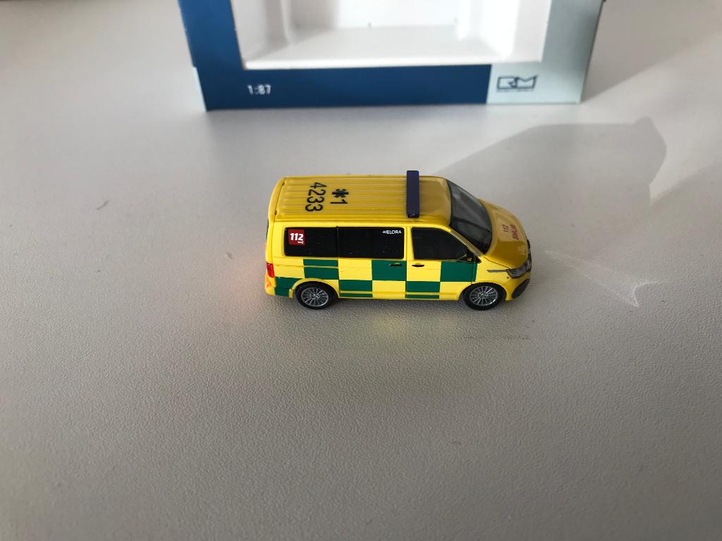 SMUR 112 HELORA - VOLKSWAGEN - VW T6 - RIETZE - 1:87, Verzenden, Nieuw, Bus of Vrachtwagen, Rietze