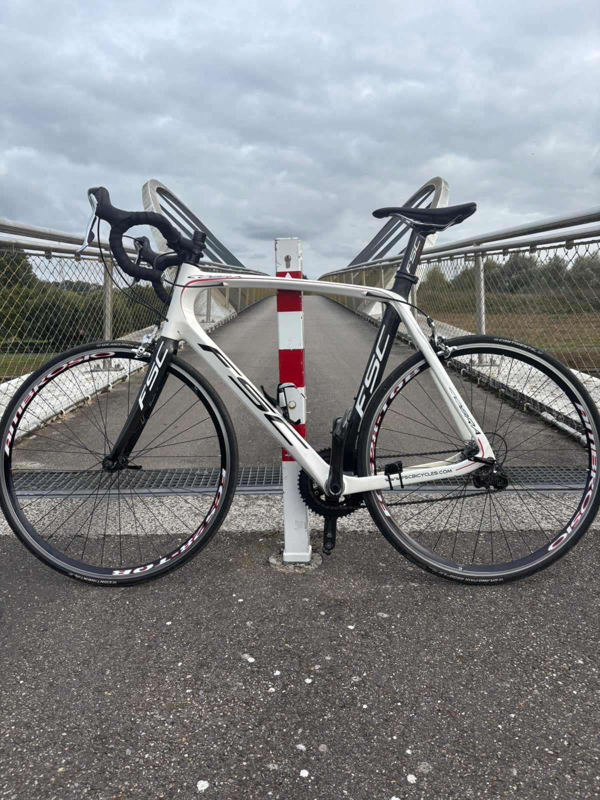 FSC Carbon Racefiets, Fietsen en Brommers, Ophalen, Carbon, Velgrem, Zo goed als nieuw