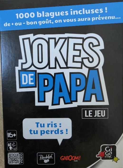 Les Jokes de papa, Trois ou quatre joueurs, Enlèvement, Comme neuf, Gigamic