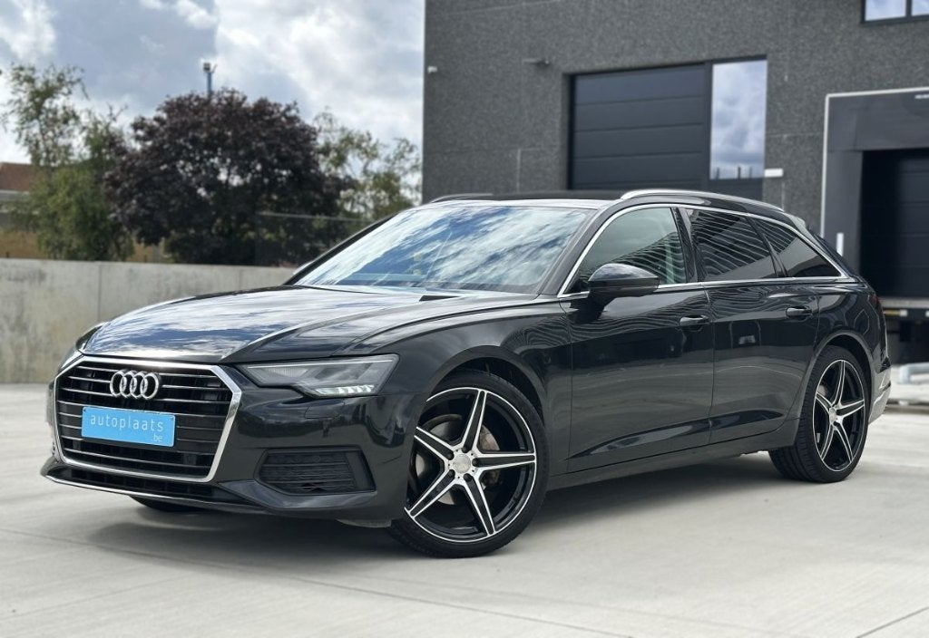 Audi A6 2.0TDI 2019 Hybride Automaat 124000km, Auto's, Automaat, Zwart, Bedrijf, 5 deurs