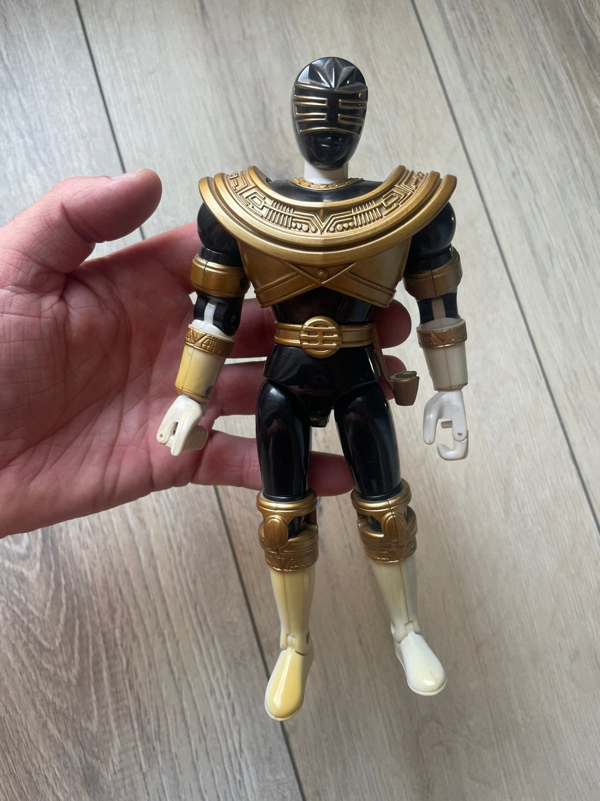 Power rangers gold ranger, Verzenden, Gebruikt